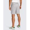 imageCRZ YOGA Mens All Day Comfy Golf Shorts  7quot9quot Stretch Lightweight Flat Front for Casual Work with PocketsGull Gray