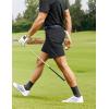imageCRZ YOGA Mens All Day Comfy Golf Shorts  7quot9quot Stretch Lightweight Flat Front for Casual Work with PocketsInk Gray