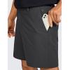 imageCRZ YOGA Mens All Day Comfy Golf Shorts  7quot9quot Stretch Lightweight Flat Front for Casual Work with PocketsInk Gray