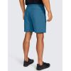 imageCRZ YOGA Mens All Day Comfy Golf Shorts  7quot9quot Stretch Lightweight Flat Front for Casual Work with PocketsIron Blue