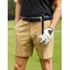 imageCRZ YOGA Mens All Day Comfy Golf Shorts  7quot9quot Stretch Lightweight Flat Front for Casual Work with PocketsKhaki Sand
