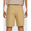 imageCRZ YOGA Mens All Day Comfy Golf Shorts  7quot9quot Stretch Lightweight Flat Front for Casual Work with PocketsKhaki Sand