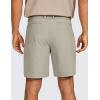 imageCRZ YOGA Mens All Day Comfy Golf Shorts  7quot9quot Stretch Lightweight Flat Front for Casual Work with PocketsKhali Barley
