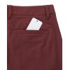 imageCRZ YOGA Mens All Day Comfy Golf Shorts  7quot9quot Stretch Lightweight Flat Front for Casual Work with PocketsSaddle Brown
