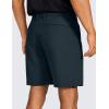 imageCRZ YOGA Mens All Day Comfy Golf Shorts  7quot9quot Stretch Lightweight Flat Front for Casual Work with PocketsTrue Navy