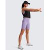 imageCRZ YOGA Pima Cotton Cropped Workout Tank Tops for Women  Sleeveless Sports Athletic Yoga Running Gym Crop ShirtsBlack