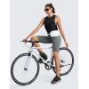imageCRZ YOGA Pima Cotton Cropped Workout Tank Tops for Women  Sleeveless Sports Athletic Yoga Running Gym Crop ShirtsDeep Armholecamo Multi 6