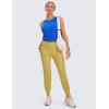 imageCRZ YOGA Pima Cotton Cropped Workout Tank Tops for Women  Sleeveless Sports Athletic Yoga Running Gym Crop ShirtsStrong Blue
