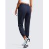 imageCRZ YOGA Soft Stretchy Joggers Sweatpants Women 25 Capri Casual Lounge Pajama Workout Sweat Pants with PocketsNavy