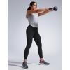 imageCRZ YOGA Women Butterbreeze Workout Leggings with Pockets 25  High Waist Tummy Control Athletic Gym Yoga Running PantsBlack