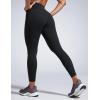 imageCRZ YOGA Women Butterbreeze Workout Leggings with Pockets 25  High Waist Tummy Control Athletic Gym Yoga Running PantsBlack