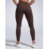 imageCRZ YOGA Women Butterbreeze Workout Leggings with Pockets 25  High Waist Tummy Control Athletic Gym Yoga Running PantsHot Fudge Brown