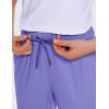 imageCRZ YOGA Womens 4Way Stretch Ankle Golf Pants 78 Casual Dress Work Athletic Travel Workout Sweatpants with PocketsDark Lavender Purple