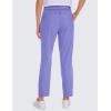 imageCRZ YOGA Womens 4Way Stretch Ankle Golf Pants 78 Casual Dress Work Athletic Travel Workout Sweatpants with PocketsDark Lavender Purple