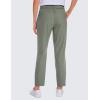 imageCRZ YOGA Womens 4Way Stretch Ankle Golf Pants 78 Casual Dress Work Athletic Travel Workout Sweatpants with PocketsGrey Sage