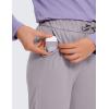 imageCRZ YOGA Womens 4Way Stretch Ankle Golf Pants 78 Casual Dress Work Athletic Travel Workout Sweatpants with PocketsGull Gray