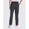 imageCRZ YOGA Womens 4Way Stretch Ankle Golf Pants 78 Casual Dress Work Athletic Travel Workout Sweatpants with PocketsInk Gray