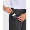imageCRZ YOGA Womens 4Way Stretch Ankle Golf Pants 78 Casual Dress Work Athletic Travel Workout Sweatpants with PocketsInk Gray
