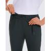 imageCRZ YOGA Womens 4Way Stretch Ankle Golf Pants 78 Casual Dress Work Athletic Travel Workout Sweatpants with PocketsMelanite