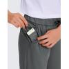 imageCRZ YOGA Womens 4Way Stretch Ankle Golf Pants 78 Casual Dress Work Athletic Travel Workout Sweatpants with PocketsMysterious Grey