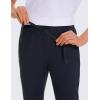 imageCRZ YOGA Womens 4Way Stretch Ankle Golf Pants 78 Casual Dress Work Athletic Travel Workout Sweatpants with PocketsNavy