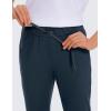 imageCRZ YOGA Womens 4Way Stretch Ankle Golf Pants 78 Casual Dress Work Athletic Travel Workout Sweatpants with PocketsTrue Navy