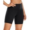 imageCRZ YOGA Womens ButterLuxe Biker Shorts 6 Inches  High Waisted Workout Running Volleyball Spandex YogaBlack