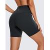 imageCRZ YOGA Womens ButterLuxe Biker Shorts 6 Inches  High Waisted Workout Running Volleyball Spandex YogaMelanite