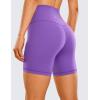 imageCRZ YOGA Womens ButterLuxe Biker Shorts 6 Inches  High Waisted Workout Running Volleyball Spandex YogaRoyal Lilac