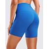 imageCRZ YOGA Womens ButterLuxe Biker Shorts 6 Inches  High Waisted Workout Running Volleyball Spandex YogaSparkle Blue