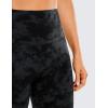 imageCRZ YOGA Womens ButterLuxe Biker Shorts 6 Inches  High Waisted Workout Running Volleyball Spandex YogaTie Dye Smoke Ink
