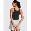 imageCRZ YOGA Womens Butterluxe Double Lined Workout Tank Tops Scoop Neck Racerback Cropped Casual Sleeveless ShirtDark Grey Camouflage 2