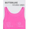imageCRZ YOGA Womens Butterluxe Double Lined Workout Tank Tops Scoop Neck Racerback Cropped Casual Sleeveless ShirtLight Purple