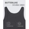 imageCRZ YOGA Womens Butterluxe Double Lined Workout Tank Tops Scoop Neck Racerback Cropped Casual Sleeveless ShirtMysterious Grey
