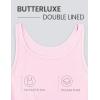 imageCRZ YOGA Womens Butterluxe Double Lined Workout Tank Tops Scoop Neck Racerback Cropped Casual Sleeveless ShirtPink Peony