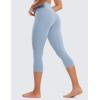 imageCRZ YOGA Womens Butterluxe High Waisted Lounge Leggings 19 Inches  Workout Buttery Soft Capris Yoga PantsCambric Blue