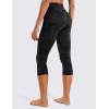 imageCRZ YOGA Womens Butterluxe High Waisted Lounge Leggings 19 Inches  Workout Buttery Soft Capris Yoga PantsDark Grey Camouflage 2