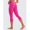 imageCRZ YOGA Womens Butterluxe High Waisted Lounge Leggings 19 Inches  Workout Buttery Soft Capris Yoga PantsHibiscus Purple