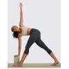 imageCRZ YOGA Womens Butterluxe High Waisted Lounge Leggings 19 Inches  Workout Buttery Soft Capris Yoga PantsMelanite