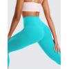 imageCRZ YOGA Womens Butterluxe High Waisted Lounge Leggings 19 Inches  Workout Buttery Soft Capris Yoga PantsNeon Spectral Blue