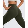 imageCRZ YOGA Womens Butterluxe High Waisted Lounge Leggings 19 Inches  Workout Buttery Soft Capris Yoga PantsOlive Green