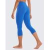 imageCRZ YOGA Womens Butterluxe High Waisted Lounge Leggings 19 Inches  Workout Buttery Soft Capris Yoga PantsSparkle Blue