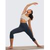 imageCRZ YOGA Womens Butterluxe High Waisted Lounge Leggings 19 Inches  Workout Buttery Soft Capris Yoga PantsTrue Navy