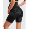 imageCRZ YOGA Womens Butterluxe Maternity Biker Shorts Over The Belly 6quot  Pregnancy Yoga Workout ActivewearBlack Tie Dye Flowers