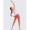 imageCRZ YOGA Womens Butterluxe Maternity Biker Shorts Over The Belly 6quot  Pregnancy Yoga Workout ActivewearBriar Rose