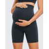 imageCRZ YOGA Womens Butterluxe Maternity Biker Shorts Over The Belly 6quot  Pregnancy Yoga Workout ActivewearTrue Navy