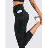 imageCRZ YOGA Womens Butterluxe Workout Capri Leggings with Pockets 21 Inches  High Waisted Gym Athletic Crop YogaBlack Tie Dye Flowers