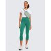 imageCRZ YOGA Womens Butterluxe Workout Capri Leggings with Pockets 21 Inches  High Waisted Gym Athletic Crop YogaCascadia Green
