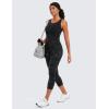 imageCRZ YOGA Womens Butterluxe Workout Capri Leggings with Pockets 21 Inches  High Waisted Gym Athletic Crop YogaDark Grey Camouflage 2