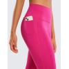imageCRZ YOGA Womens Butterluxe Workout Capri Leggings with Pockets 21 Inches  High Waisted Gym Athletic Crop YogaGranita Pink